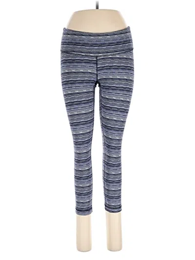 Pre-owned Lululemon Athletica Leggings In Blue