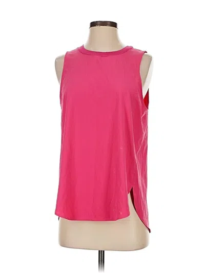 Pre-owned Athleta Sleeveless T-shirt In Pink