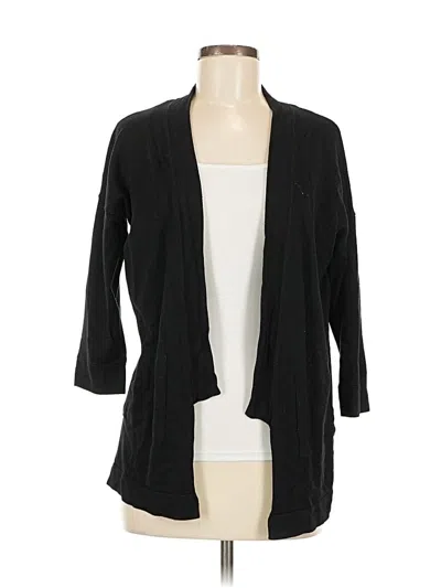 Pre-owned Zara Cardigan Sweater In Black