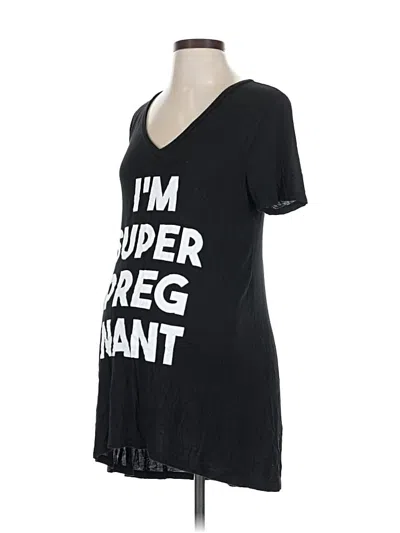 Pre-owned Motherhood Short Sleeve T-shirt In Black