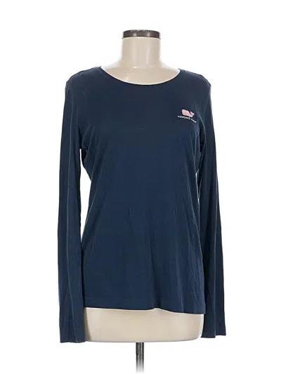 Pre-owned Vineyard Vines Long Sleeve T-shirt In Blue