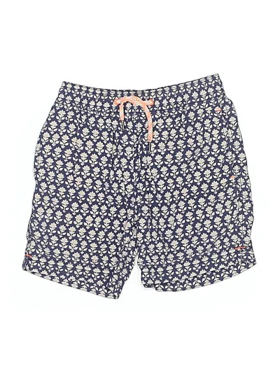 Pre-owned Crewcuts Kids' Rash Guard In Blue