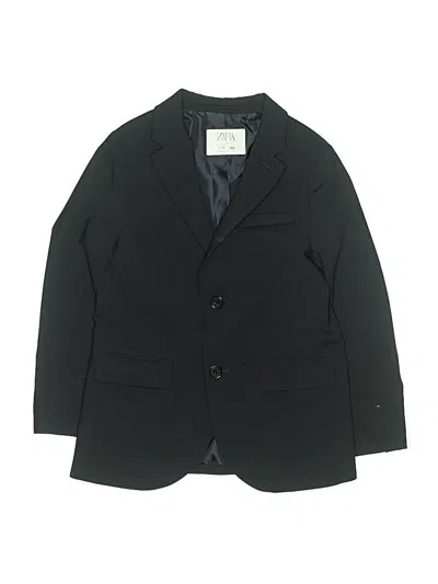 Pre-owned Zara Kids' Blazer Jacket In Black