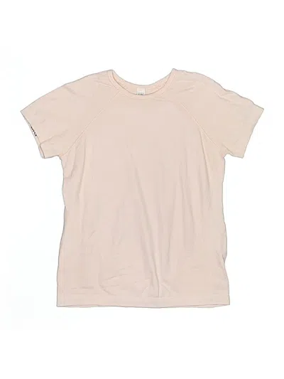 Pre-owned Athleta Girl Kids' Short Sleeve T-shirt In Brown