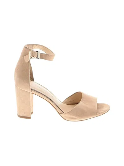 Pre-owned Jessica Simpson Heels In Brown