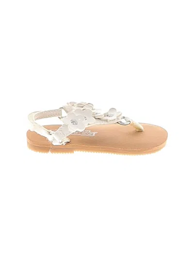 Pre-owned Teeny Toes Kids' Sandals In White