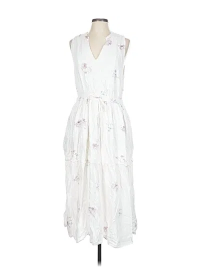 Pre-owned Splendid Casual Dress In White