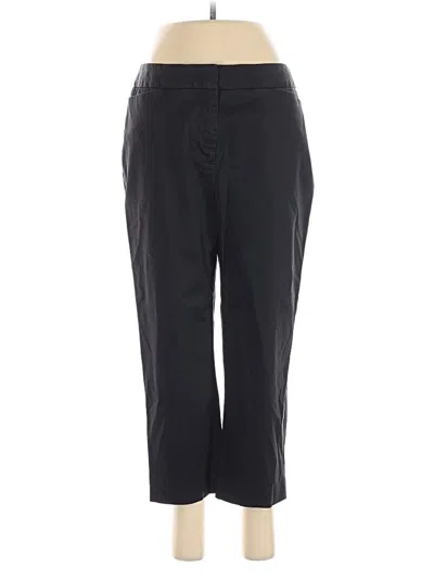 Pre-owned Liz Claiborne Casual Pants In Black
