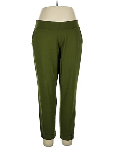 Pre-owned Belle By Kim Gravel Active Pants In Green