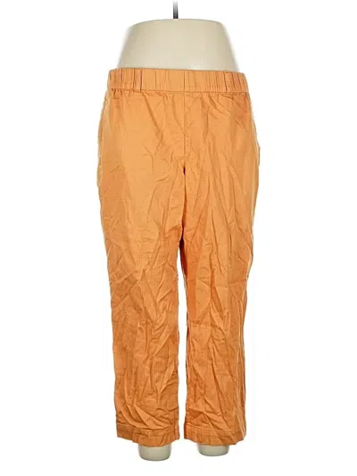 Pre-owned Ann Taylor Loft Outlet Casual Pants In Orange