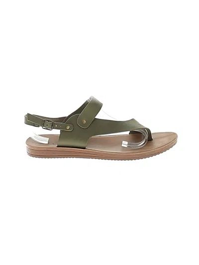Pre-owned Cl By Laundry Sandals In Green