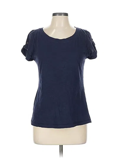 Pre-owned Banana Republic Factory Store Short Sleeve T-shirt In Blue