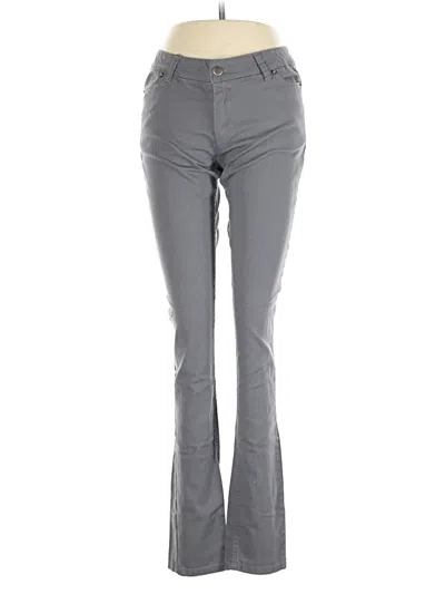 Pre-owned Derek Heart Casual Pants In Gray