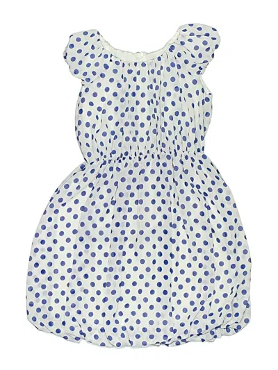 Pre-owned Blush By Us Angels Kids' Dress In White