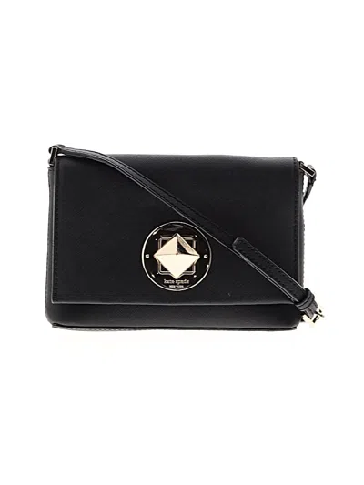 Pre-owned Kate Spade New York Leather Crossbody Bag In Black