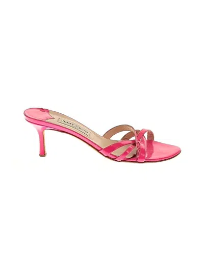 Pre-owned Jimmy Choo Mule/clog In Pink