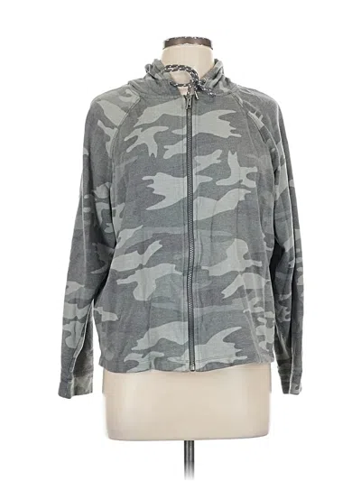 Pre-owned Maurices Zip Up Hoodie In Gray