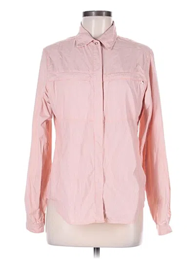 Pre-owned Exofficio Long Sleeve Button Down Shirt In Orange