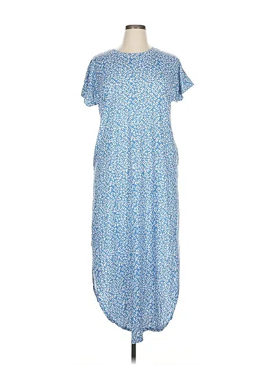 Pre-owned Unbranded Casual Dress In Blue