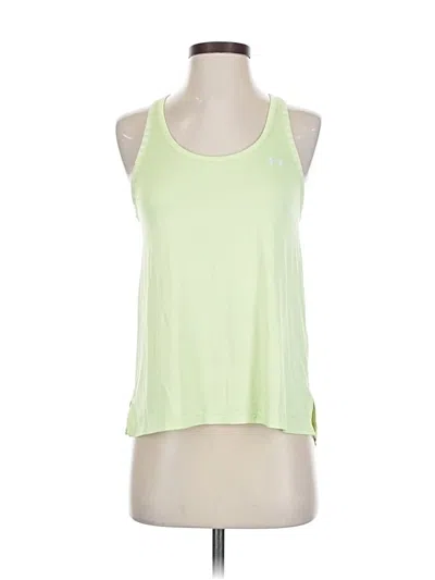 Pre-owned Under Armour Active Tank Top In Green