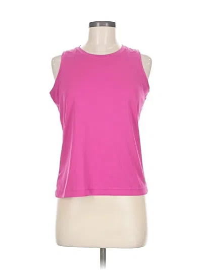Pre-owned Russell Athletic Sleeveless T-shirt In Pink