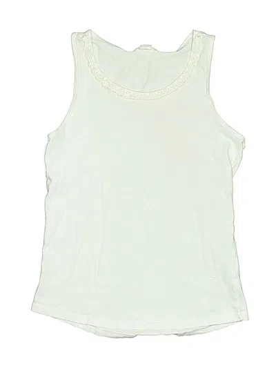 Pre-owned Crewcuts Kids' Sleeveless Top Green Scoop Neck Tops