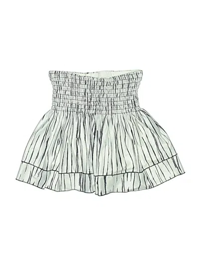 Pre-owned Lucky In Love Kids' Skirt In Silver