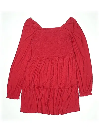 Pre-owned Crewcuts Outlet Kids' Dress In Red