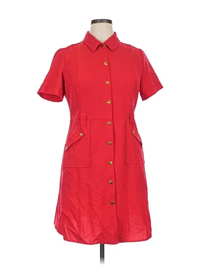 Pre-owned Sharagano Raincoat In Red