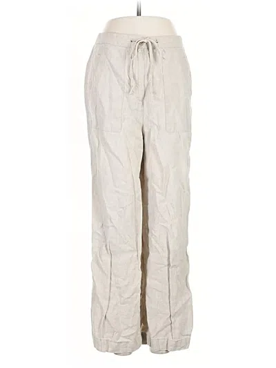 Pre-owned Liz Claiborne Linen Pants In Gray