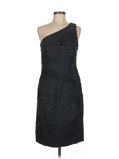 Pre-owned Theia Cocktail Dress In Black