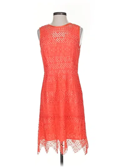 Pre-owned Shoshanna Cocktail Dress In Orange