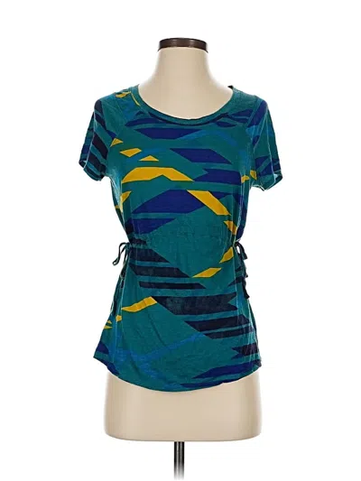 Pre-owned Dkny Jeans Short Sleeve T-shirt In Blue