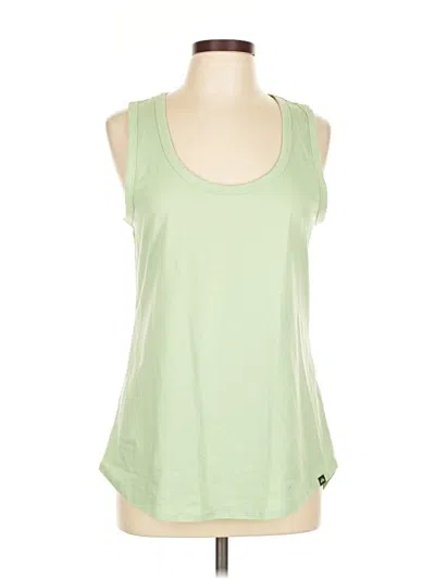 Pre-owned Eastern Mountain Sports Tank Top Green Scoop Neck Tops