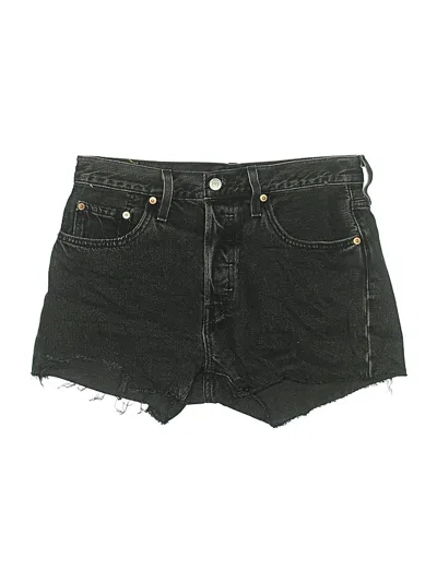 Pre-owned Levi's Denim Shorts In Black