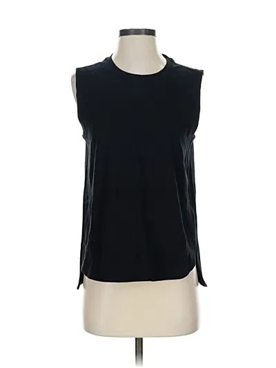 Pre-owned Athleta Sleeveless T-shirt In Black