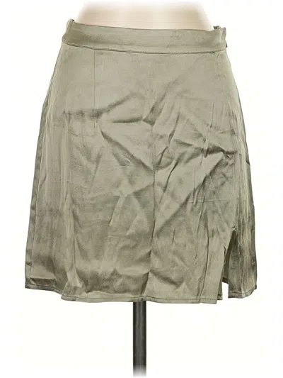 Pre-owned L*space Casual Skirt In Gray