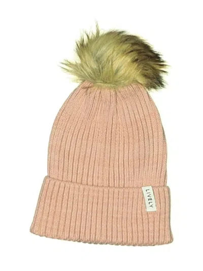 Pre-owned Lively Beanie Hat In Pink