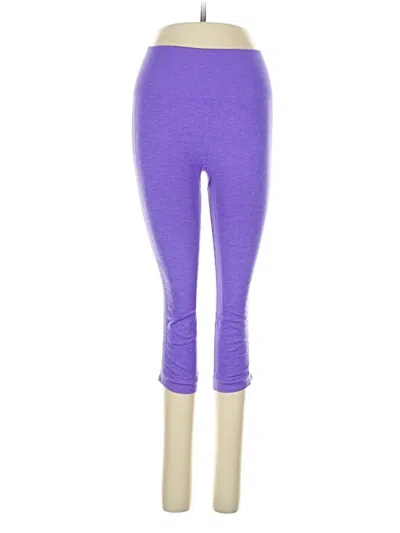 Pre-owned Lululemon Athletica Leggings In Purple