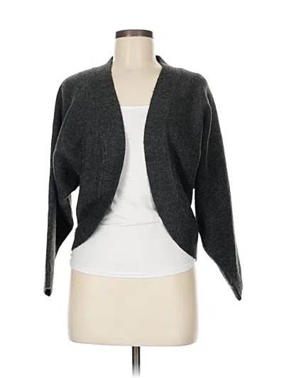 Pre-owned By Anthropologie Cardigan Sweater In Gray