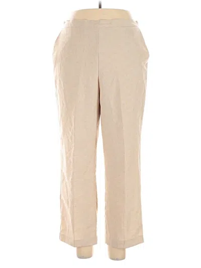 Pre-owned Alfred Dunner Casual Pants In Brown