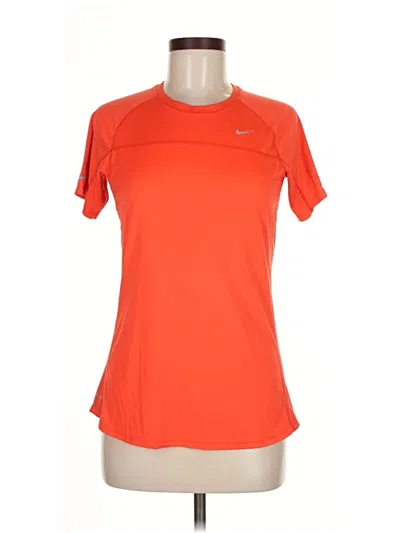 Pre-owned Nike Active T-shirt In Orange