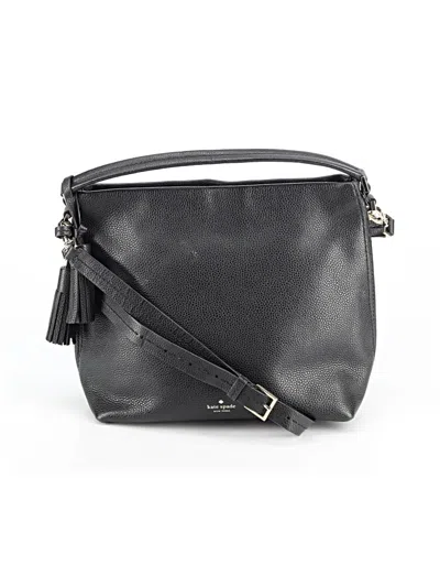 Pre-owned Kate Spade New York Leather Crossbody Bag In Purple