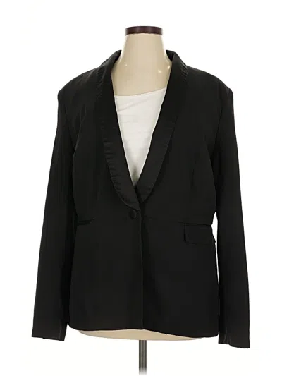 Pre-owned Asos Design Blazer Jacket In Black