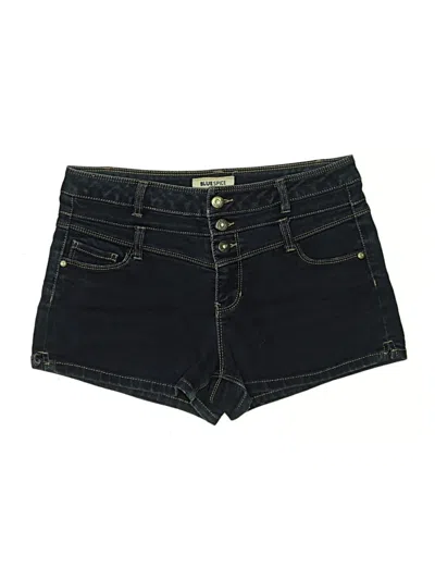 Pre-owned Blue Spice Denim Shorts In Black