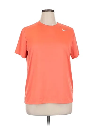 Pre-owned Nike Active T-shirt In Pink