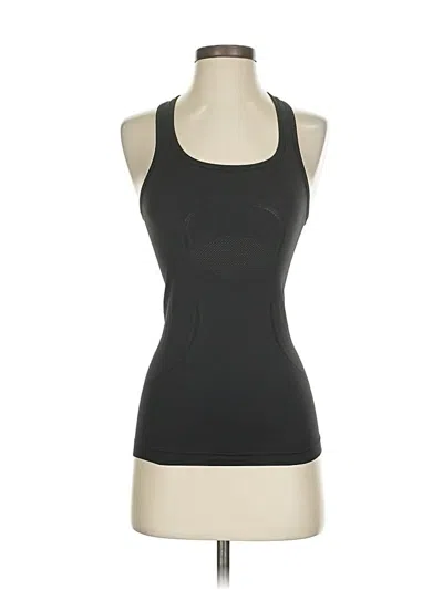 Pre-owned Lululemon Athletica Tank Top Black Halter Neckline Tops