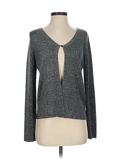 Pre-owned Charter Club Cardigan Sweater In Gray
