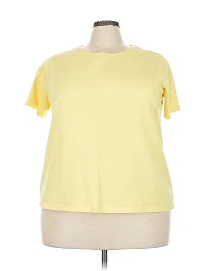 Pre-owned Cj Banks Short Sleeve T-shirt In Yellow