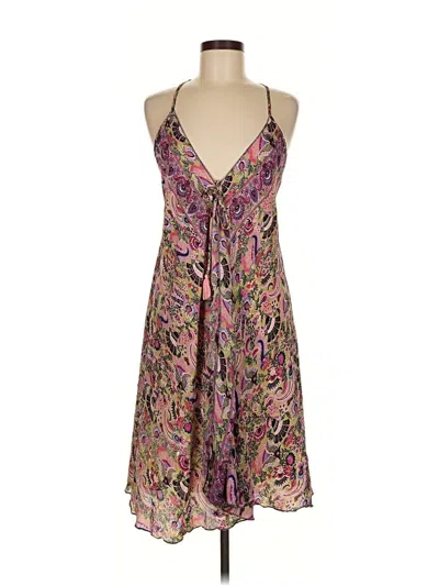 Pre-owned Devi Cocktail Dress In Purple